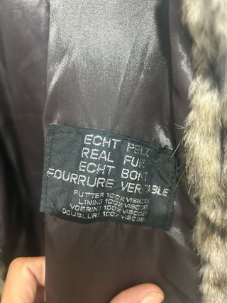 Abrigo de piel chaqueta