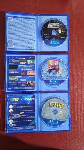 Pack 3 Juegos PS4 PlayLink - ¡Impecables!