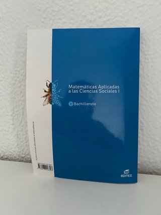 Libro de 1 Bachillerato matemáticas