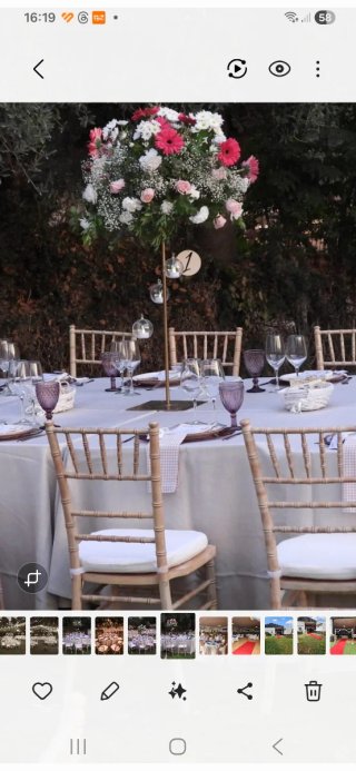 Centros de mesa para celebraciones