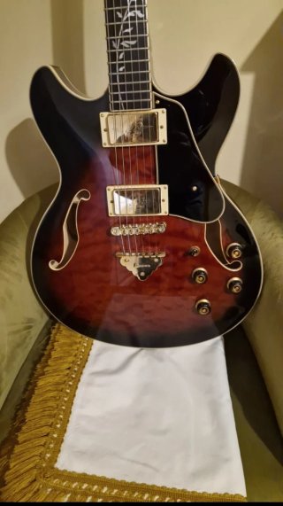 Ibanez AS93 QMSP-DBS Guitarra Eléctrica