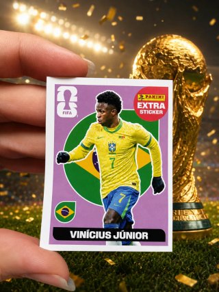 Cromo Vinicius Jr Morado Extra Sticker