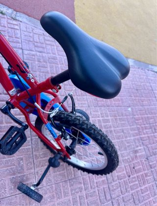 Bicicleta infantil DENBIKE roja y azul
