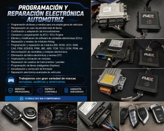 Programación y reparación electrónica automotriz