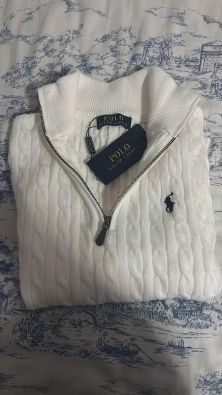 Jersey Polo Ralph Lauren Blanco Talla M Nuevo