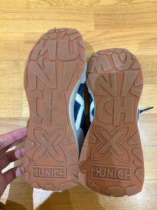 Zapatillas Munich Azul y Gris