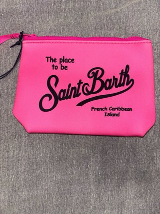 Pochette Saint Barth Rosa
