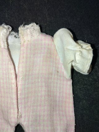 Vestitino bambola rosa e bianco