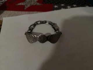 Pulsera de bisutería plateada