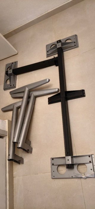 Escritorio de oficina madera y metal