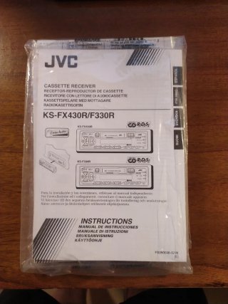 Radio cassette Coche JVC KS-F330R vintage