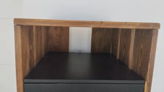Mueble multiusos con ruedas