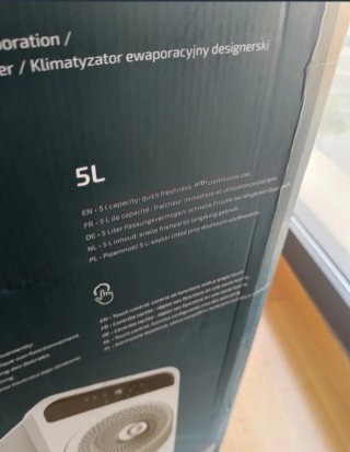 Ventilador/Climatizador CECOTEC. (5 litros)