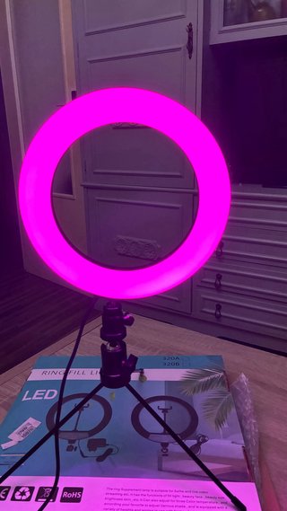Lámpara Aro LED para selfies