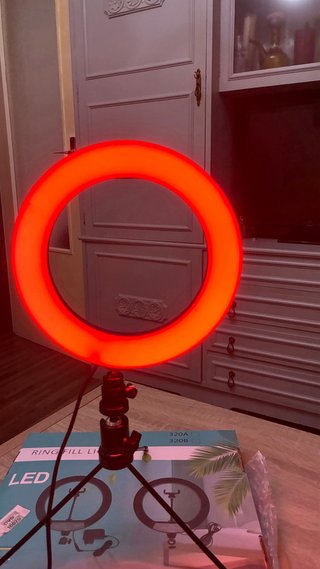 Lámpara Aro LED para selfies