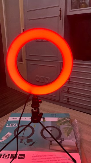 Lámpara Aro LED para selfies