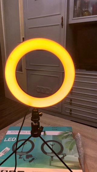 Lámpara Aro LED para selfies