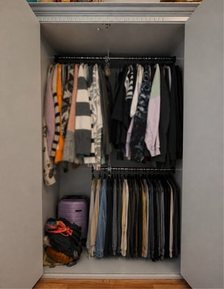 Armario restaurado madera gris
