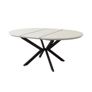 Tavolo da Pranzo Rotondo Allungabile 120/160x120cm