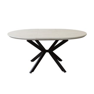 Tavolo da Pranzo Rotondo Allungabile 120/160x120cm