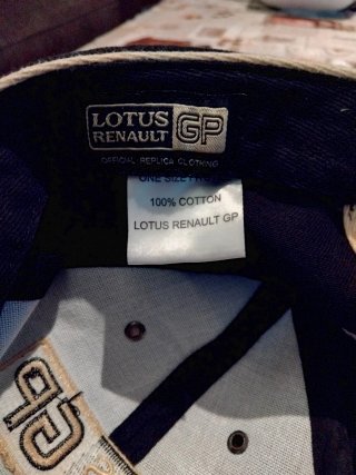 Gorra Lotus Renault GP Negra