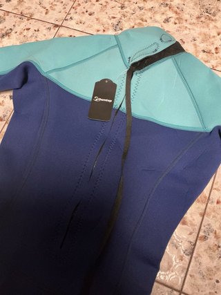 Neopreno Mujer Talla M Azul/Turquesa