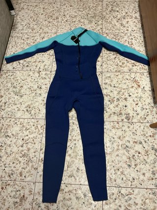 Neopreno Mujer Talla M Azul/Turquesa