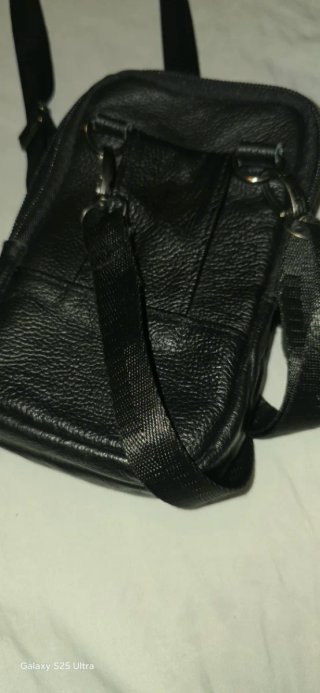 Borsellino nero in pelle