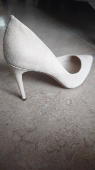 Zapatos de tacón Tino Gonzalez crema