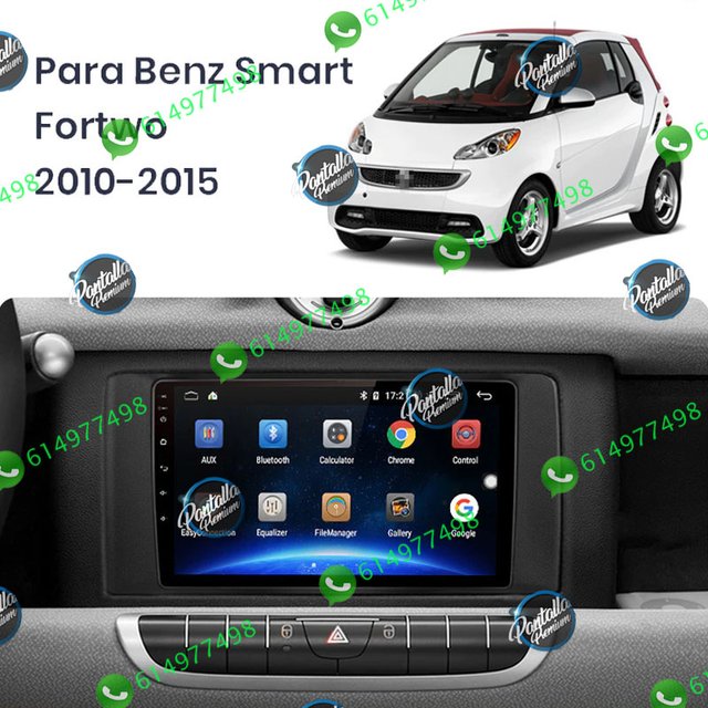Radio pantalla CARPLAY GPS para Benz Smart Fortwo