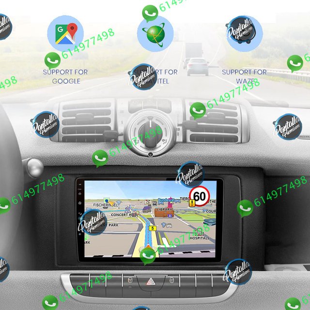 Radio pantalla CARPLAY GPS para Benz Smart Fortwo