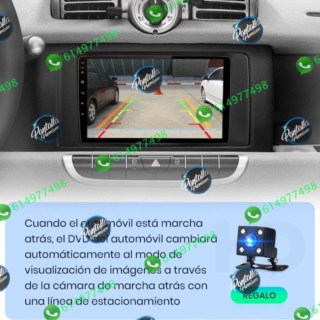 Radio pantalla CARPLAY GPS para Benz Smart Fortwo