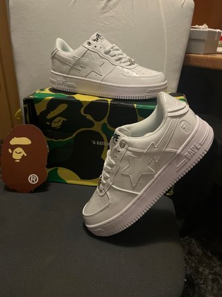 Zapatos BAPE Blancos