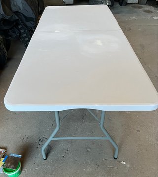 Mesa Plegable Camping Blanca