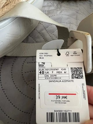 Sandalias cuña Mango beige