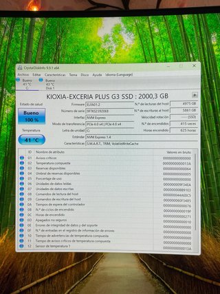 SSD 2TB M.2 NVMe Kioxia