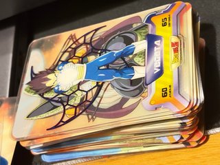 Lote 125 Cartas Transparentes Dragon Ball Z