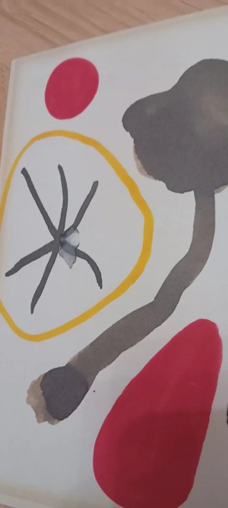 PINTURA ORIGINAL ESTILO MIRÓ - ARTE