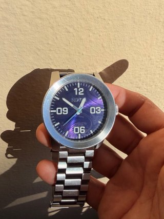 Reloj Nixon Corporal SS Azul y Plateado