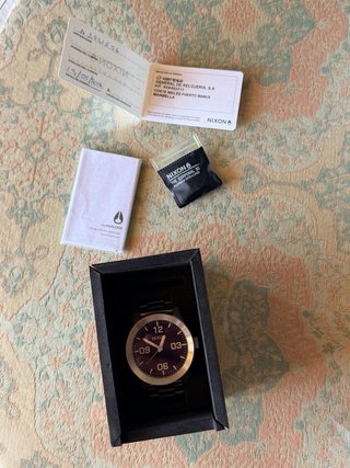 Reloj Nixon Corporal SS Azul y Plateado