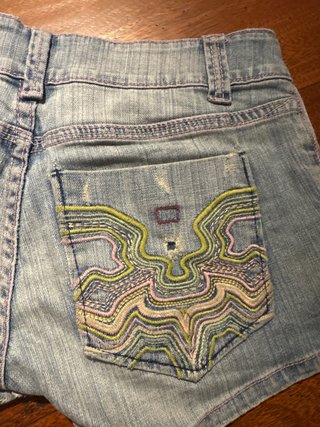 Shorts jeans vita media in cotone taglia M donna