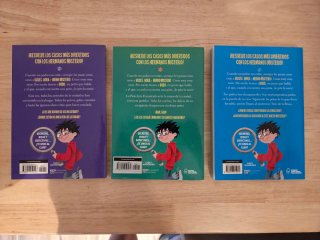 Libros infantiles LOS CAZAMISTERIOS, n° 1, 2 y 3.