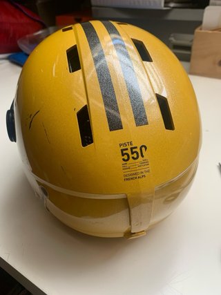 Casco de esquí Wedze amarillo