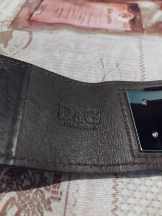 Pulsera Dolce & Gabbana D&G Negra y Plateada