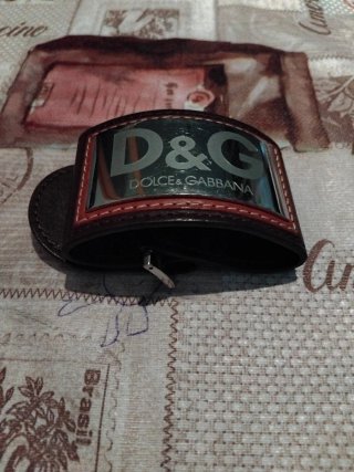 Pulsera Dolce & Gabbana D&G Negra y Plateada