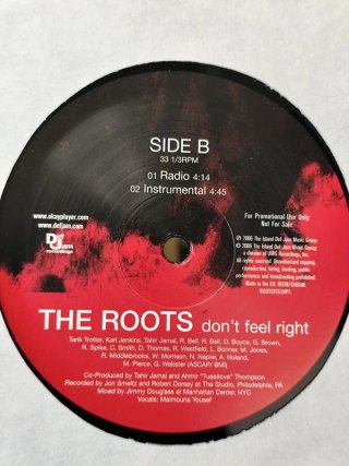 Vinilo Rap The Roots - Don't Feel Right 12" 2006