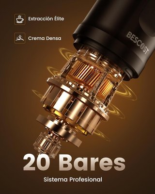 NUEVO Cafetera Portátil BESCOST Espresso USB-C