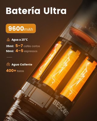 NUEVO Cafetera Portátil BESCOST Espresso USB-C