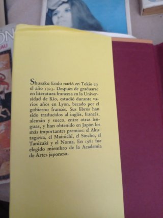 Libro Escándalo,Shusaku Endo