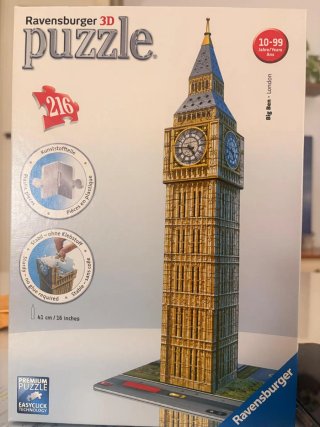 Puzzle 3D Ravensburger Big Ben Londres 216 piezas
